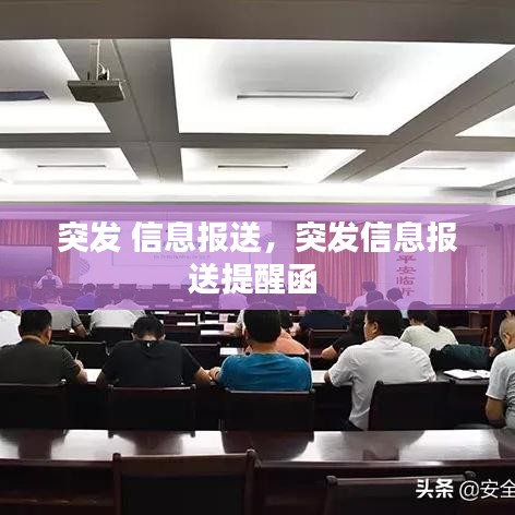 突發(fā) 信息報送，突發(fā)信息報送提醒函 