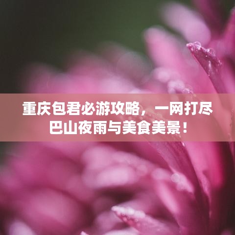 重慶包君必游攻略，一網(wǎng)打盡巴山夜雨與美食美景！