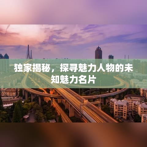 獨(dú)家揭秘，探尋魅力人物的未知魅力名片