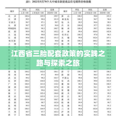 江西省三胎配套政策的實(shí)踐之路與探索之旅