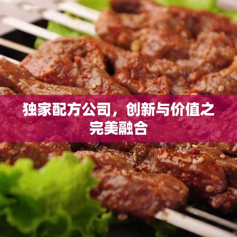 獨家配方公司，創(chuàng)新與價值之完美融合