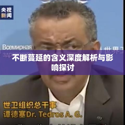 不斷蔓延的含義深度解析與影響探討