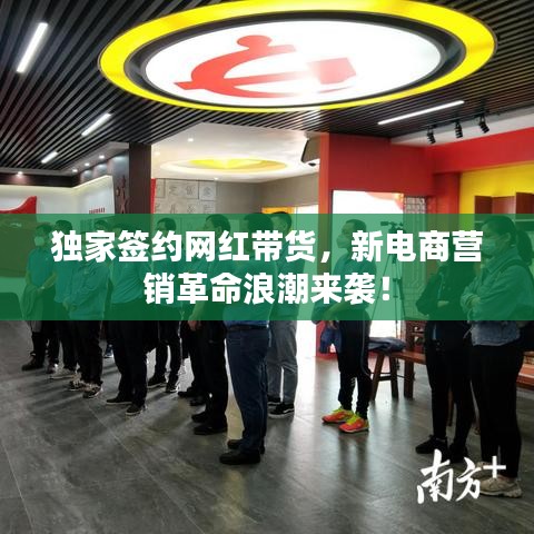 獨家簽約網(wǎng)紅帶貨，新電商營銷革命浪潮來襲！