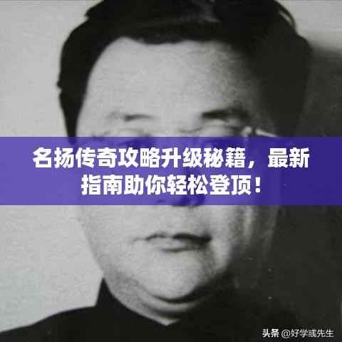 名揚傳奇攻略升級秘籍，最新指南助你輕松登頂！