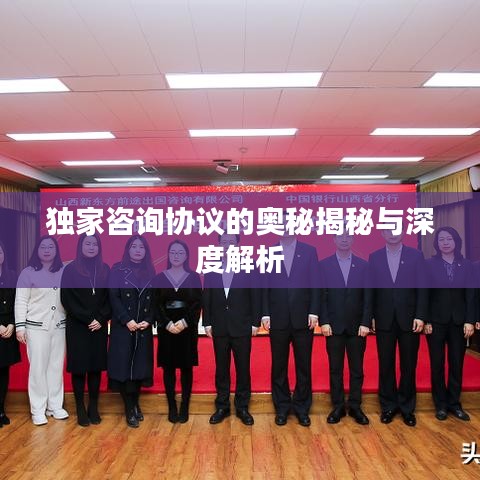 獨家咨詢協(xié)議的奧秘揭秘與深度解析