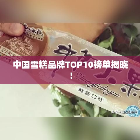 中國雪糕品牌TOP10榜單揭曉！
