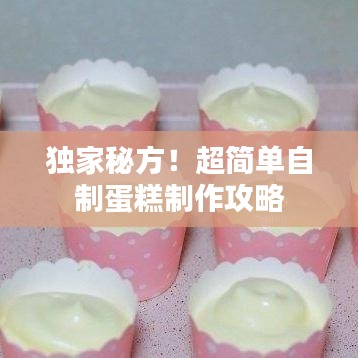 獨家秘方！超簡單自制蛋糕制作攻略