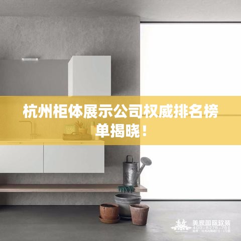 杭州柜體展示公司權(quán)威排名榜單揭曉！