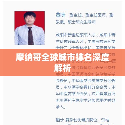 摩納哥全球城市排名深度解析