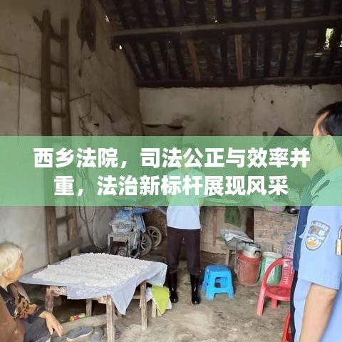 西鄉(xiāng)法院，司法公正與效率并重，法治新標桿展現(xiàn)風采